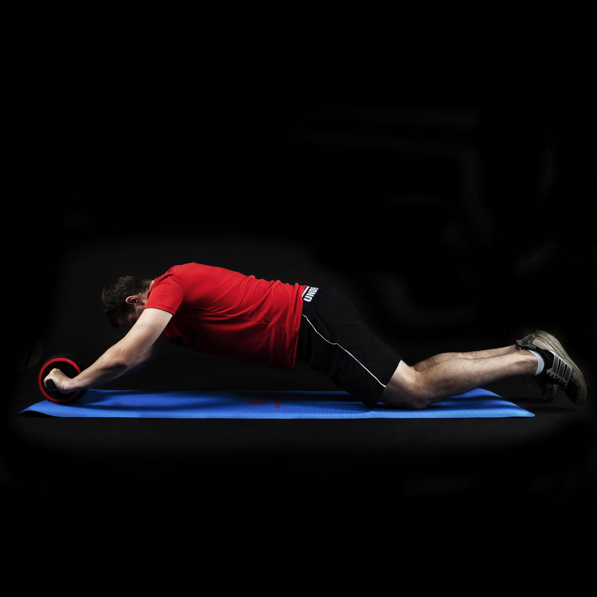 Rueda de abdominales + alfombrilla para rodillas 5/5