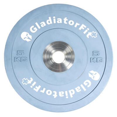 Disco in gomma da competizione "Bumper Plate" Ø 51 mm GladiatorFit