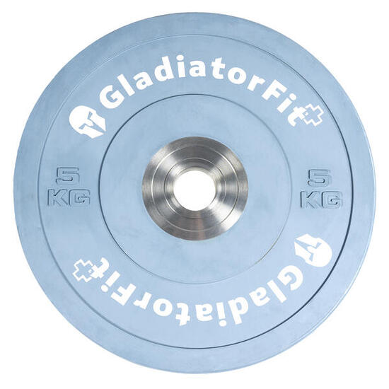 Disco in gomma da competizione "Bumper Plate" Ø 51 mm GladiatorFit