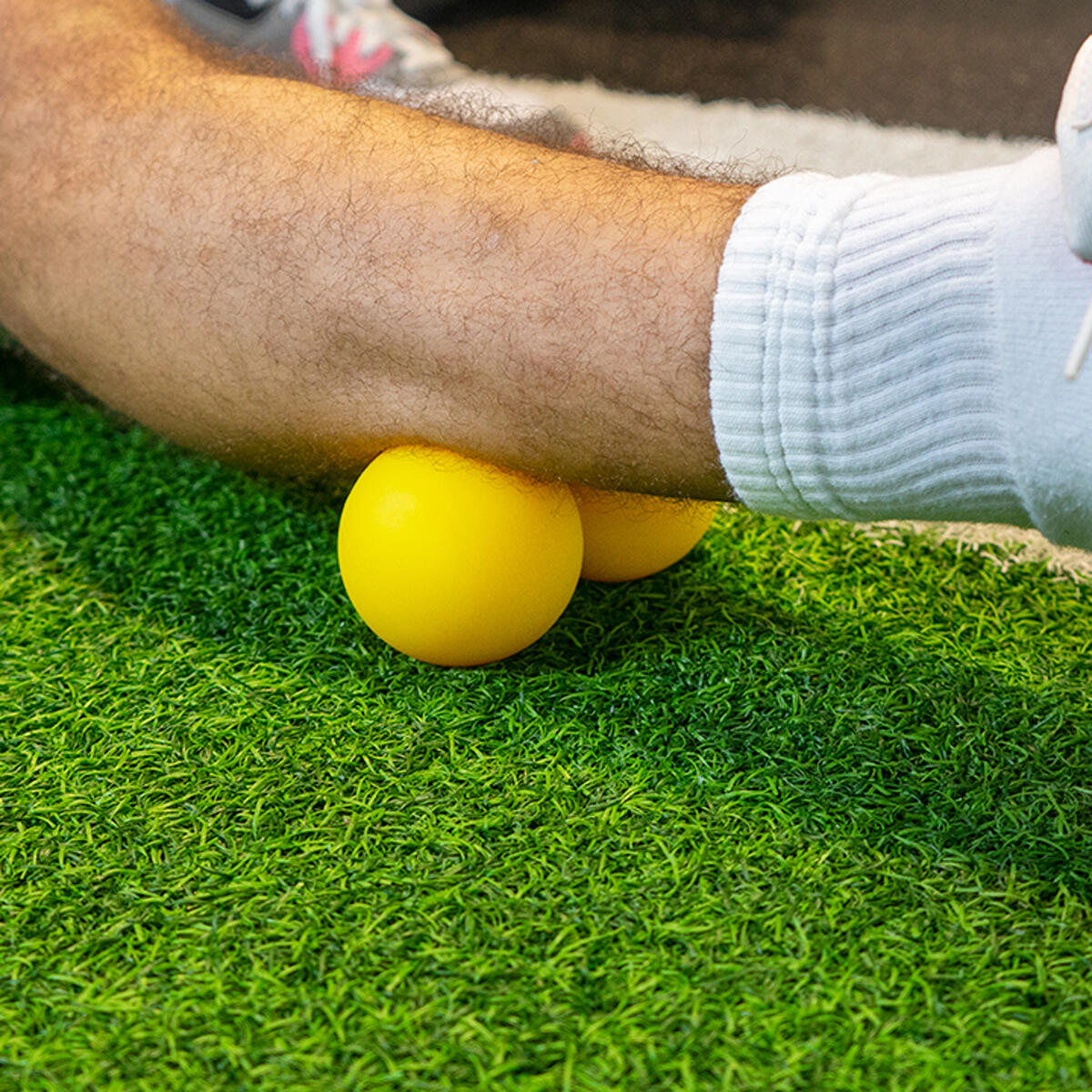 Pelota de masaje doble de ebonita "Foam Ball" Ø 6cm 2/2