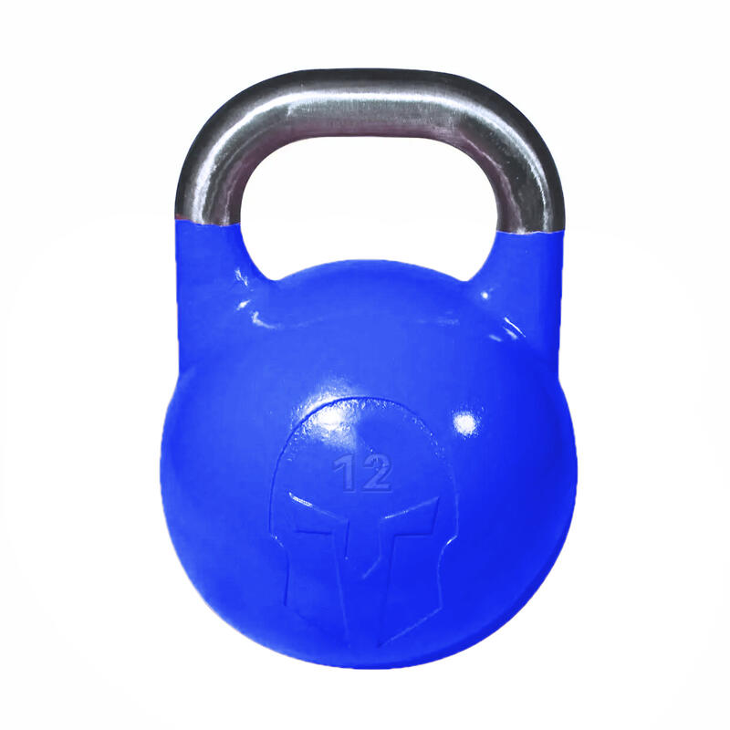 Kettlebell de compétition en fonte avec logo incrusté