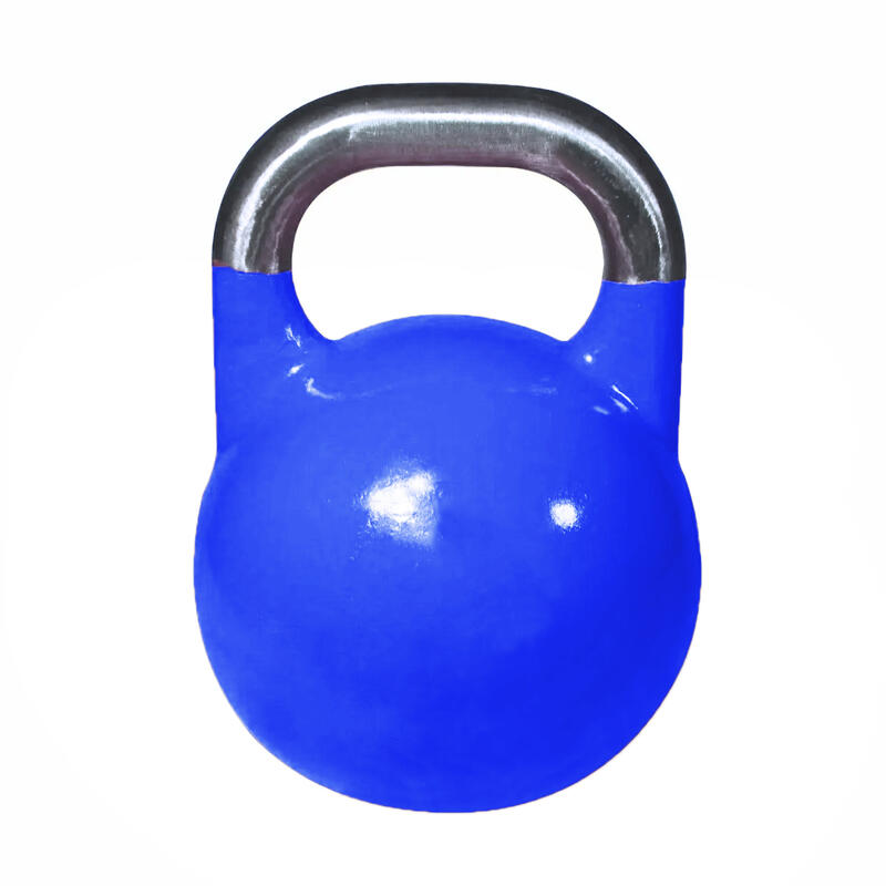 Kettlebell de compétition en fonte avec logo incrusté