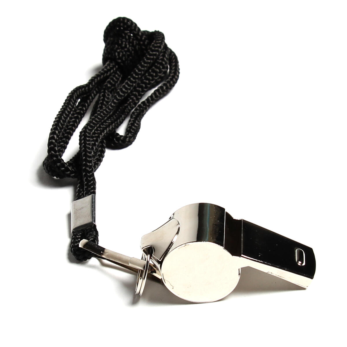 GLADIATORFIT Silbato para árbitros de acero inoxidable con cordón
