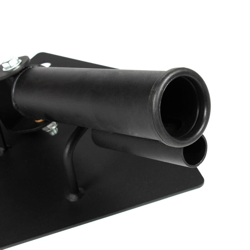 Supporto T-Bar in acciaio girevole a 360° per bilancieri Ø 50 o 25 mm