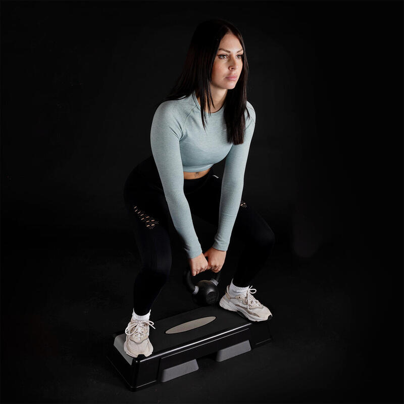 Step per fitness / aerobica 70 cm regolabile su 3 livelli (12 / 17 / 22 cm)