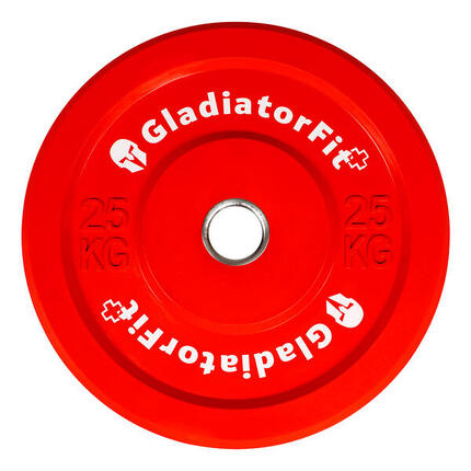 Gummifarbene olympische Scheibe „Bumper Plate“ Ø 51mm GladiatorFit