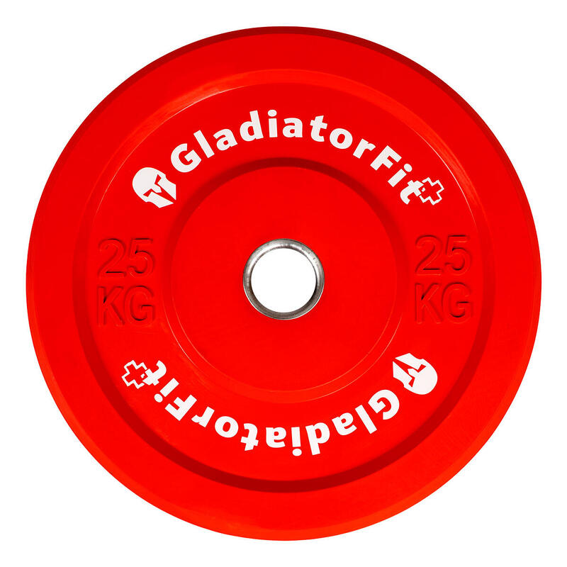 Disco olimpico in gomma colorata "Bumper Plate" Ø 51 mm