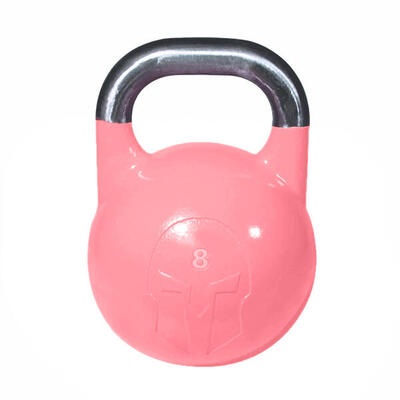 Wettkampf-Kettlebell aus Gusseisen mit Logoeinlage GladiatorFit