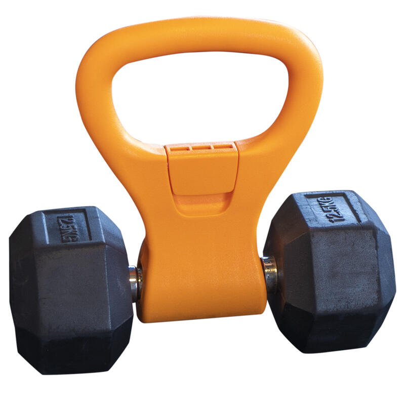 Poignée grip en PVC pour transformer votre haltère en kettlebell