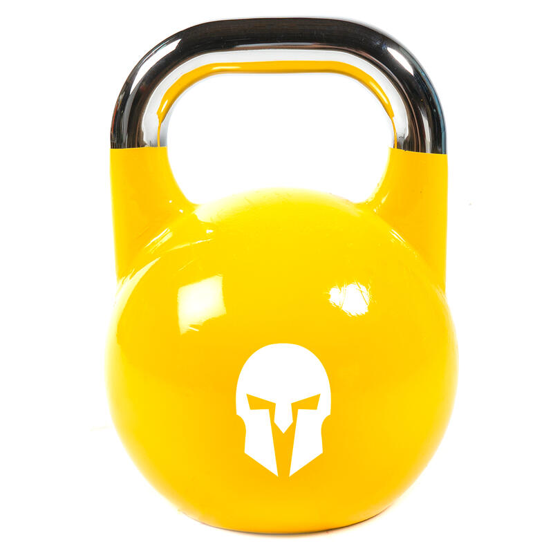 Kettlebell de compétition en fonte avec logo peint