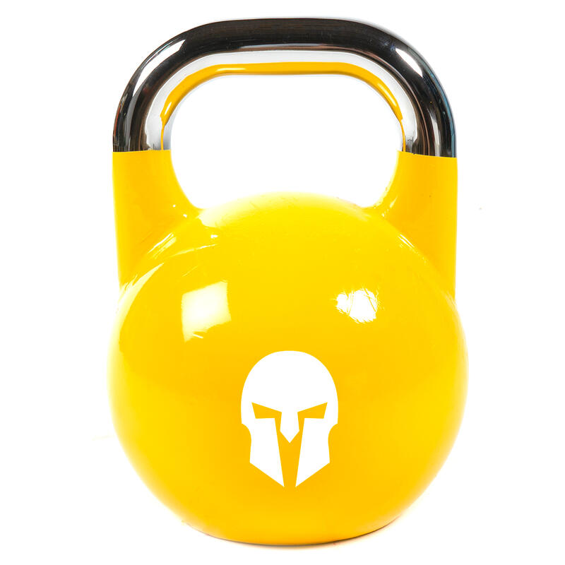 Wettkampf-Kettlebell aus Gusseisen mit aufgemaltem Logo | Mehrere Gewichte