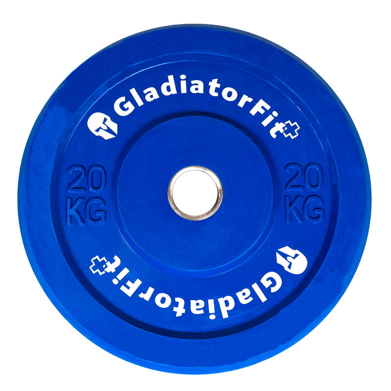 Disque olympique couleur caoutchouc "Bumper Plate" Ø 51mm