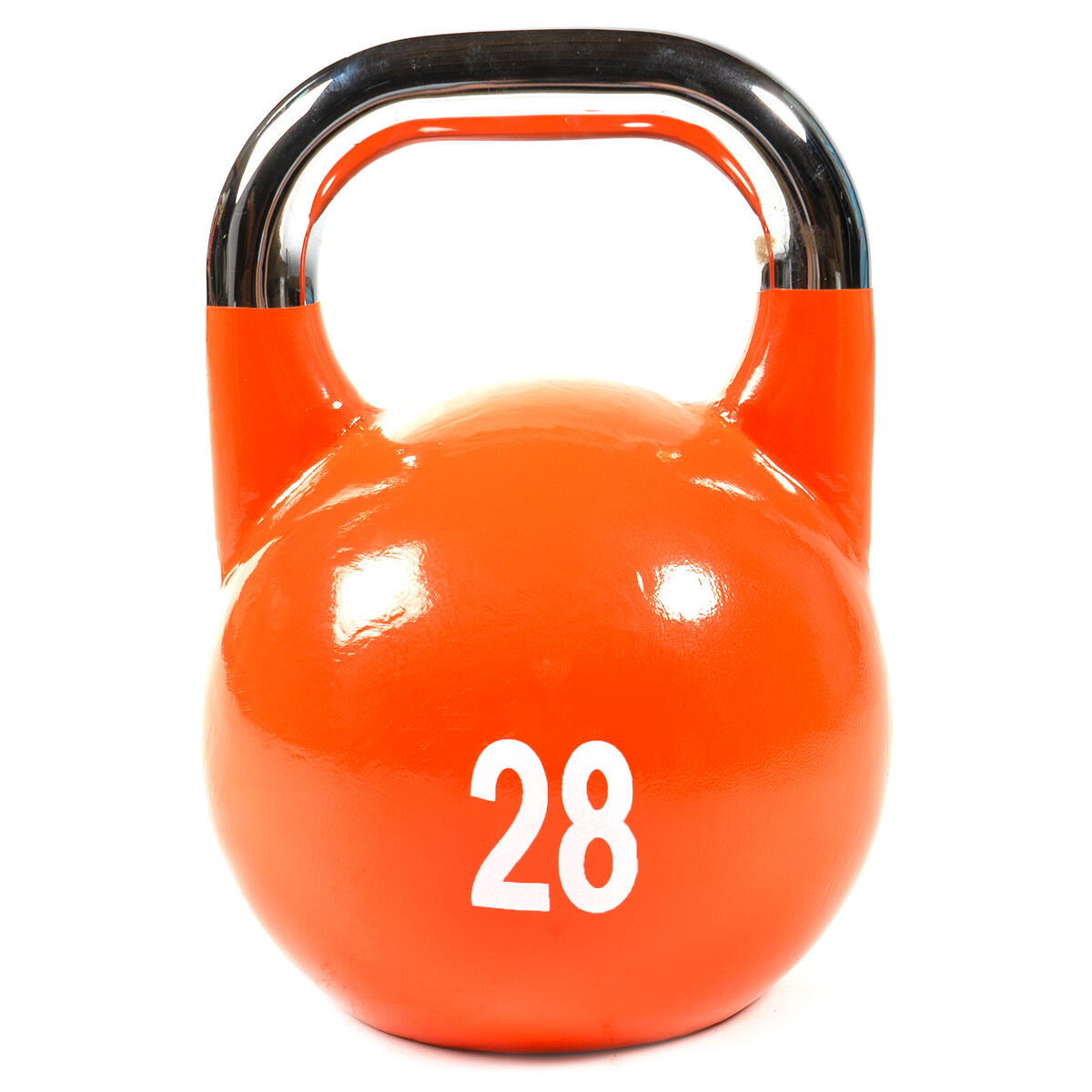 Gladiatorfit - Kettlebell De Compétition En Fonte Avec Logo Peint Gladiatorfit - Kettlebell - Bleu|orange - Decathlon