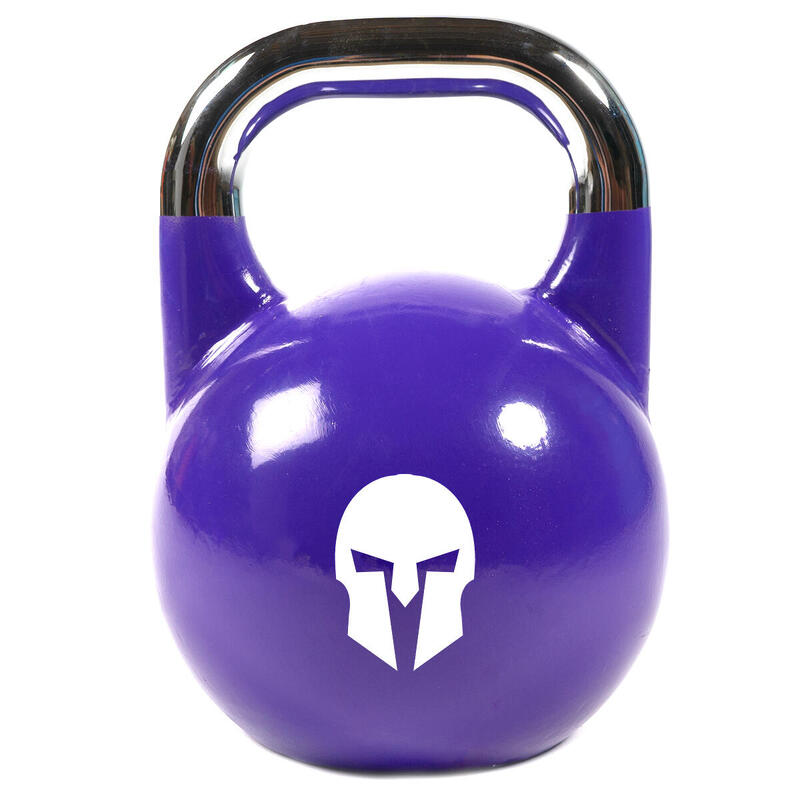 Kettlebell de compétition en fonte avec logo peint