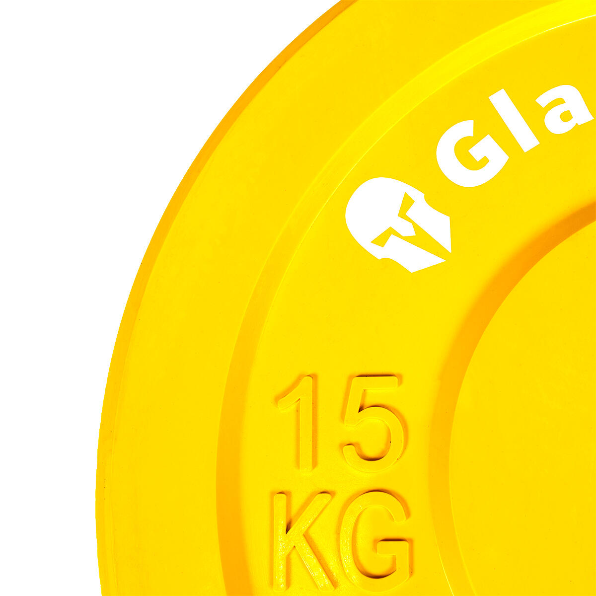 Disco olímpico color caucho “Placa parachoques” Ø 51mm GladiatorFit 2/5