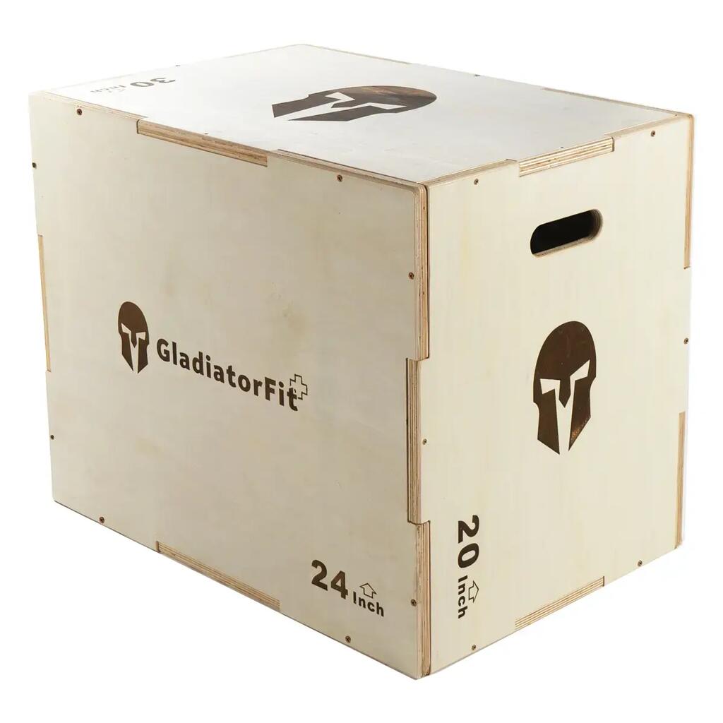 GladiatorFit 3-in-1 Wooden Jumping Plyobox