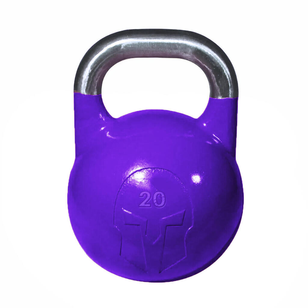 Cast-iron competition kettlebell with inlaid logo GladiatorFit