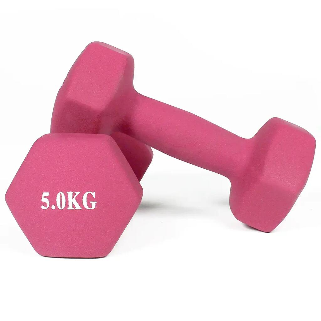 GladiatorFit neoprene bodybuilding and fitness dumbbells (set of 2)