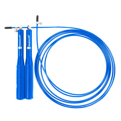 Speed rope" 3m verstelbaar aluminium springtouw + tas gladiatorfit