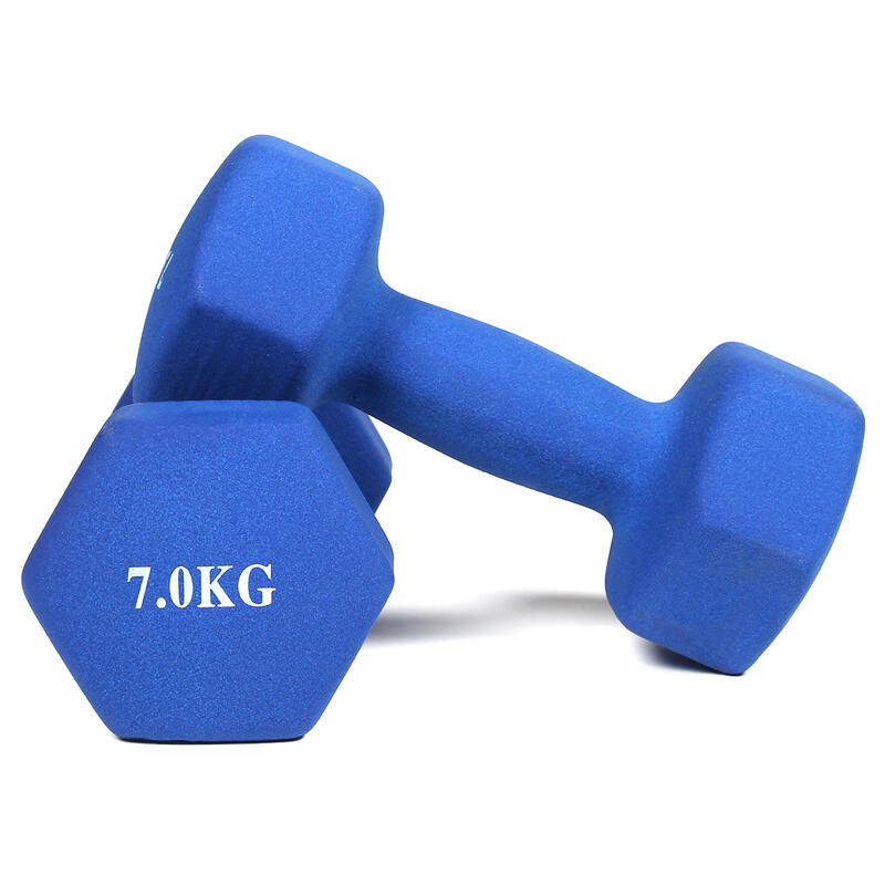 Par de Mancuernas Fitness Azul Marino 2 kg x2 - Decathlon