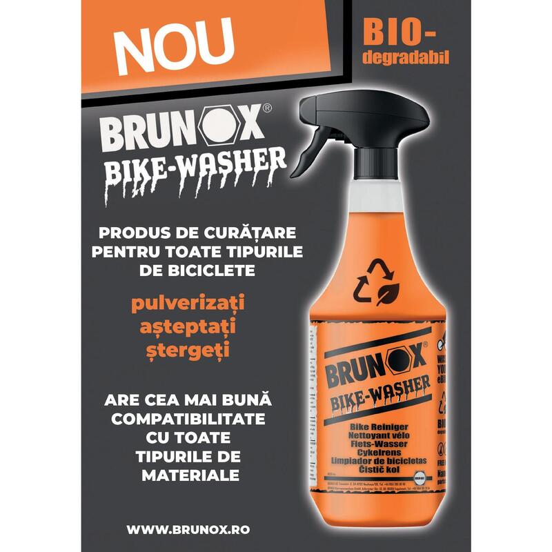 Brunox Bike washer 1L. Biologisch afbreekbare fietsreiniger. Ook te gebruiken op
