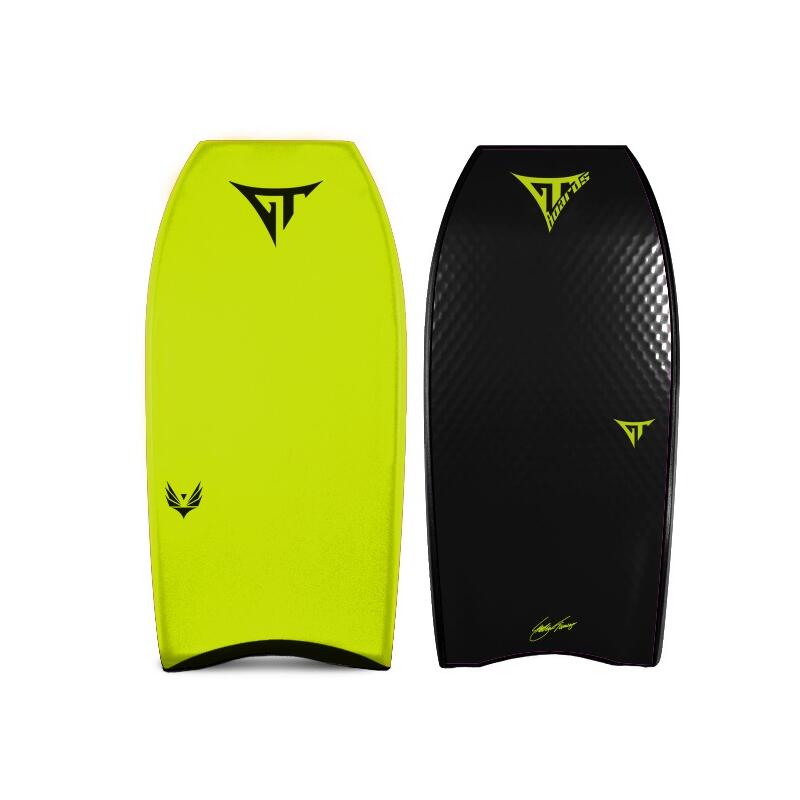 GT BOARDS BODYBOARD FIRE D12 Lima/ZWART 42,5