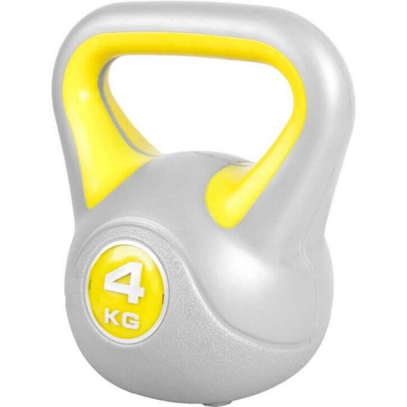 Kit Kettlebell Gorilla Sports Amarillo/Girs 2x4Kg