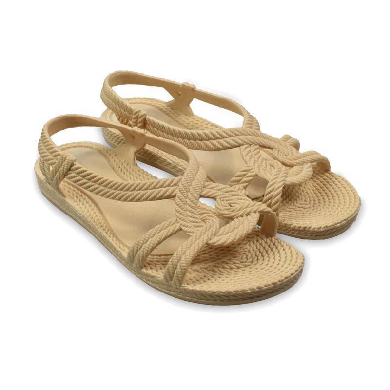 Brasileras teenslippers voor dames in Beige