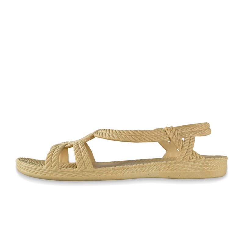 Brasileras teenslippers voor dames in Beige