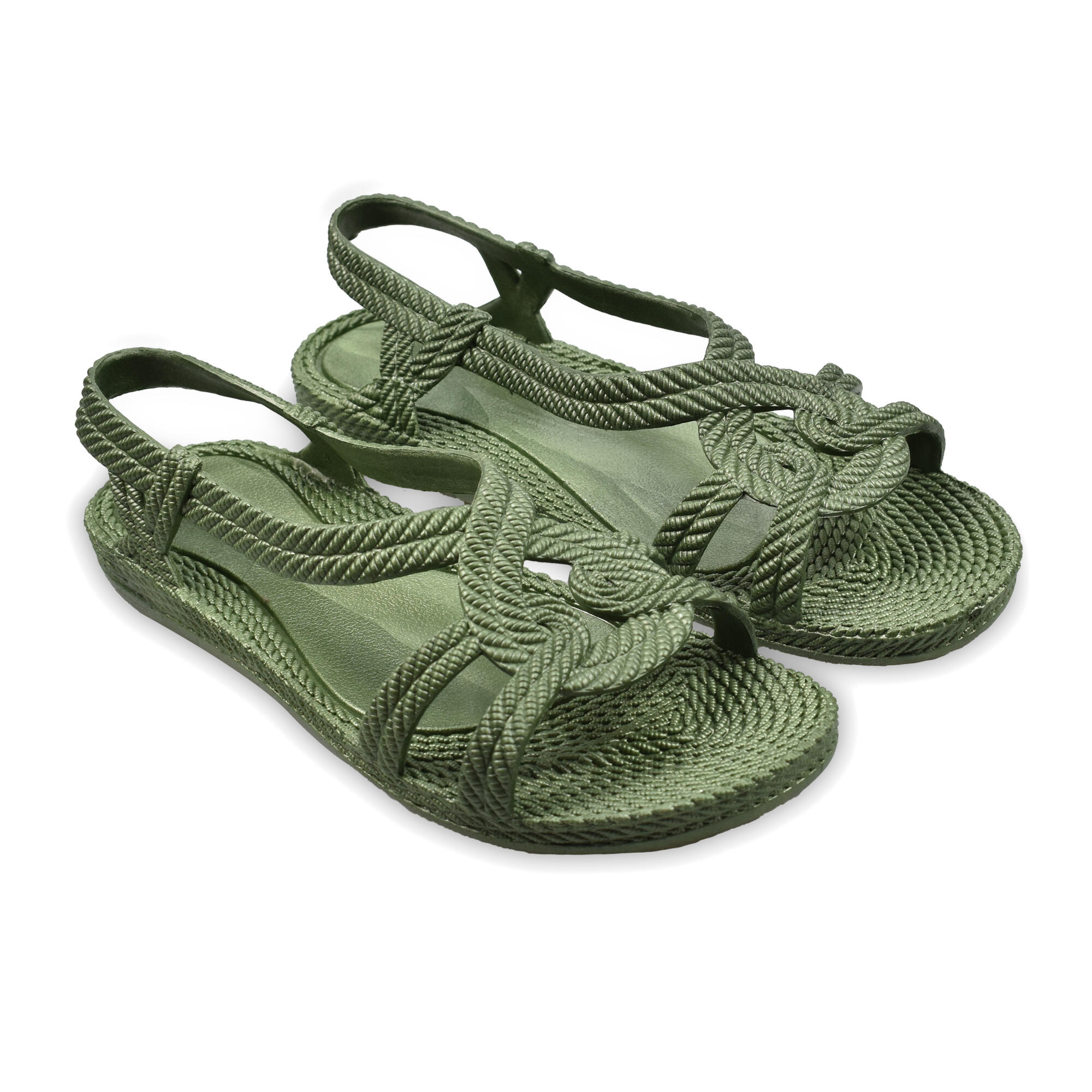 Brasileras - Tongs Brasileras Pour Femmes De Couleur Vert Militaire - Tongs - Vert - 38 - Decathlon
