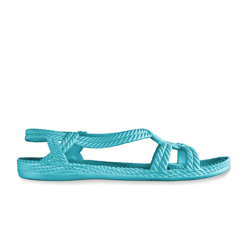 Tongs Brasileras pour Femmes de couleur turquoise