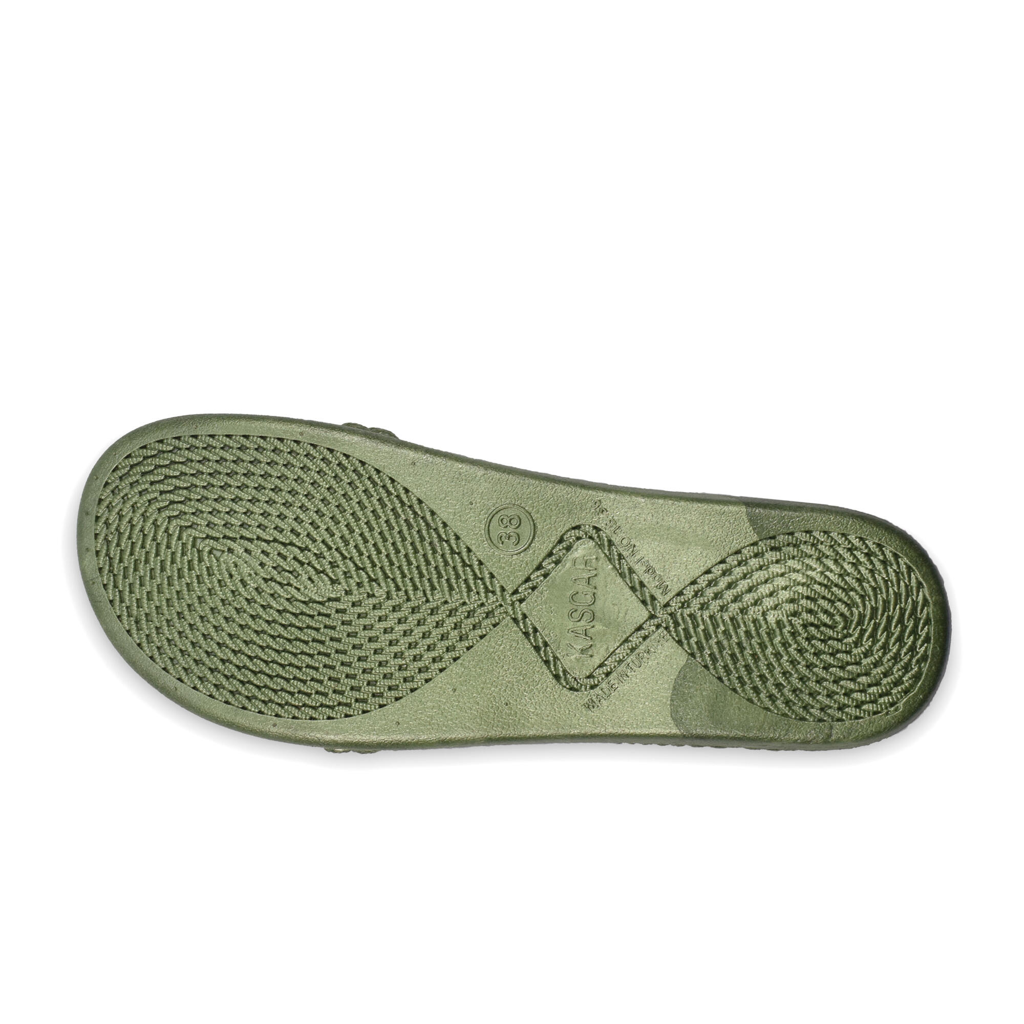 Infradito Brasileras da donna in verde militare 5/8