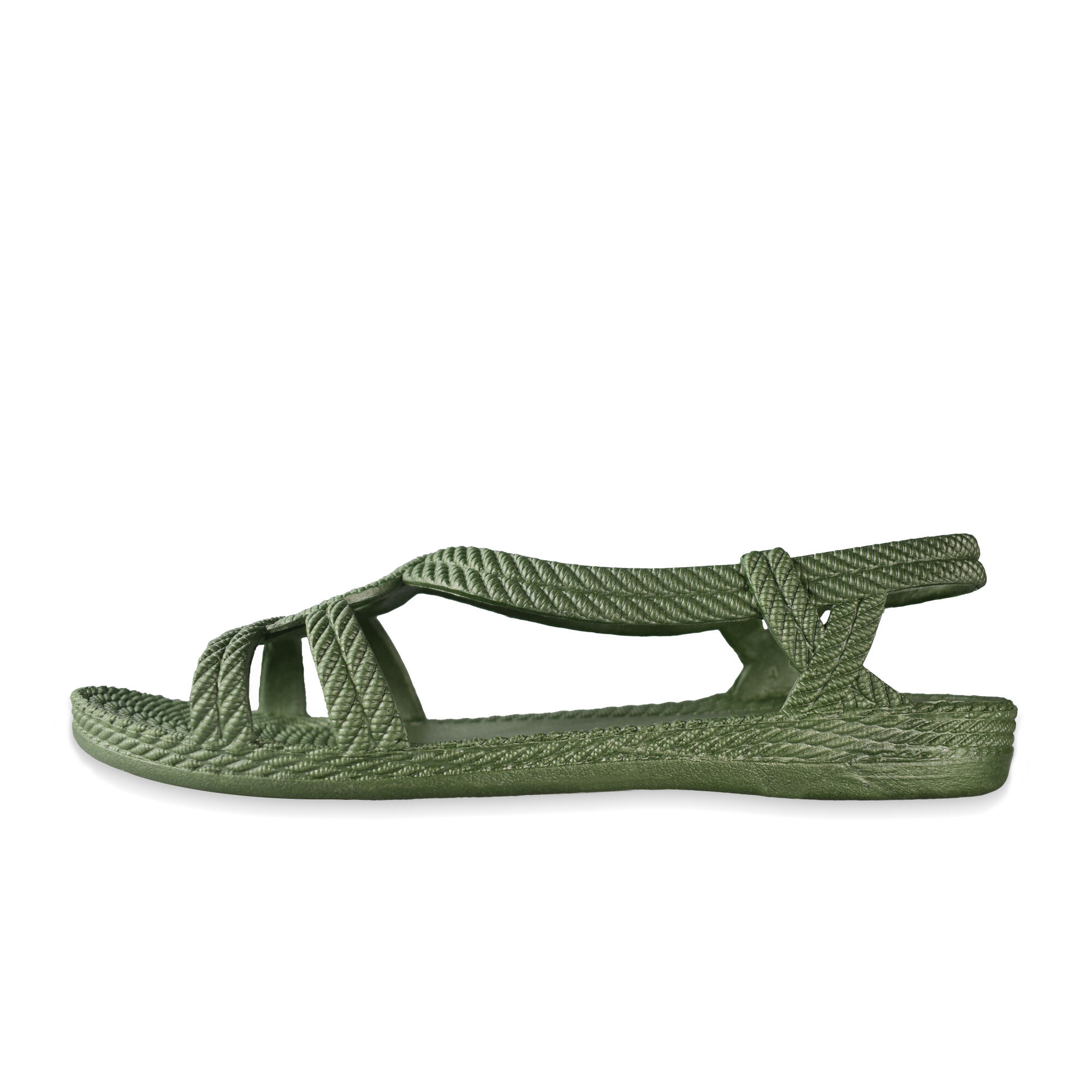 Infradito Brasileras da donna in verde militare 4/8