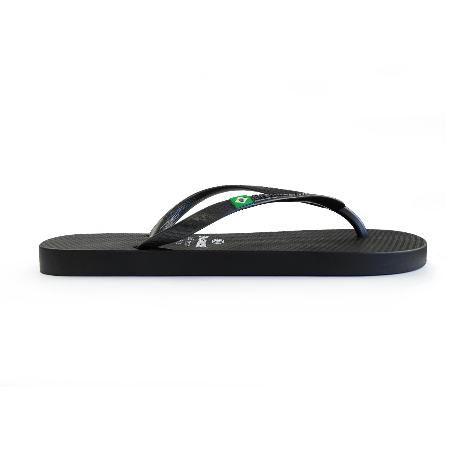 Tongs pour femme Brasileras de couleur noir avec semelle en gomme 3/5