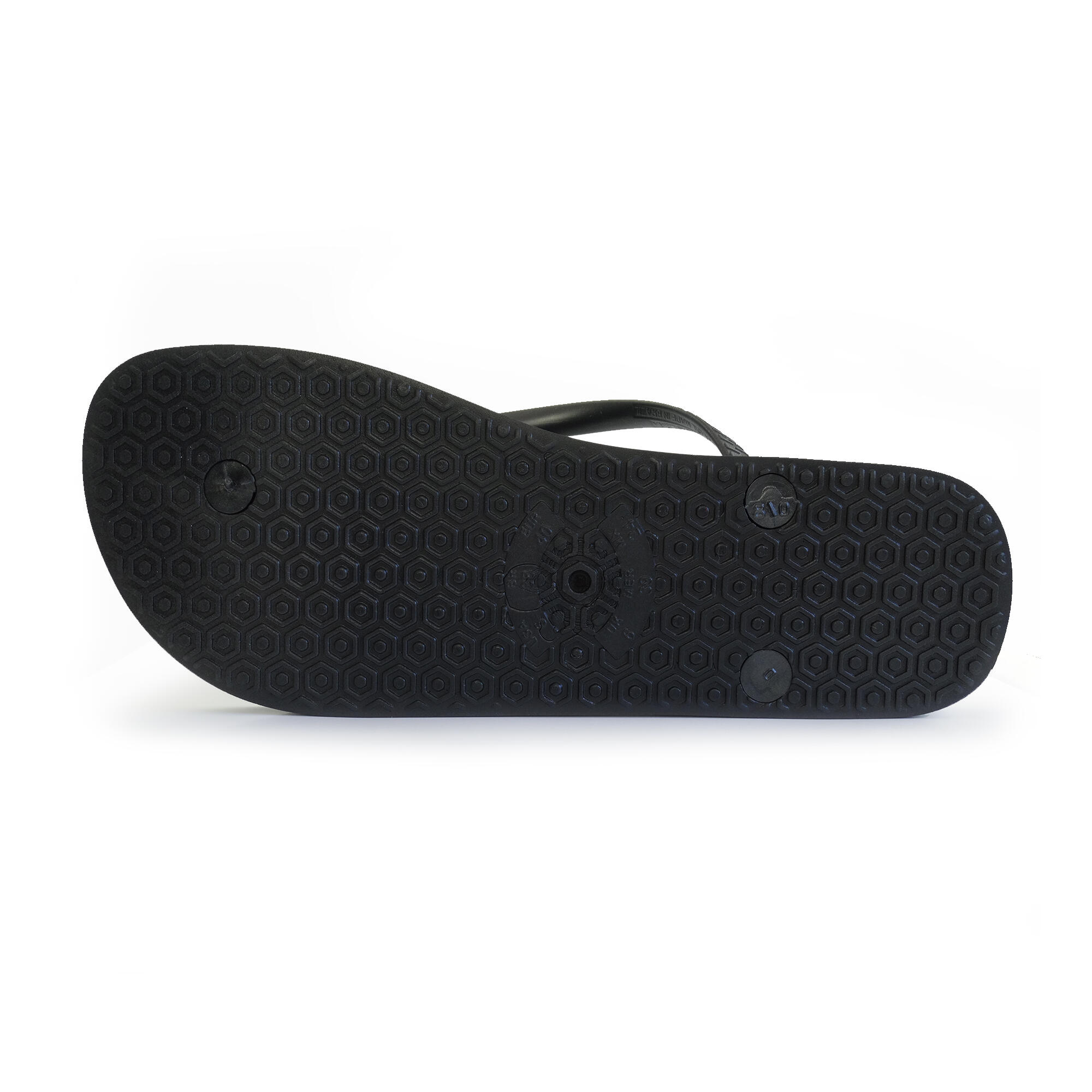 Tongs pour femme Brasileras de couleur noir avec semelle en gomme 5/5