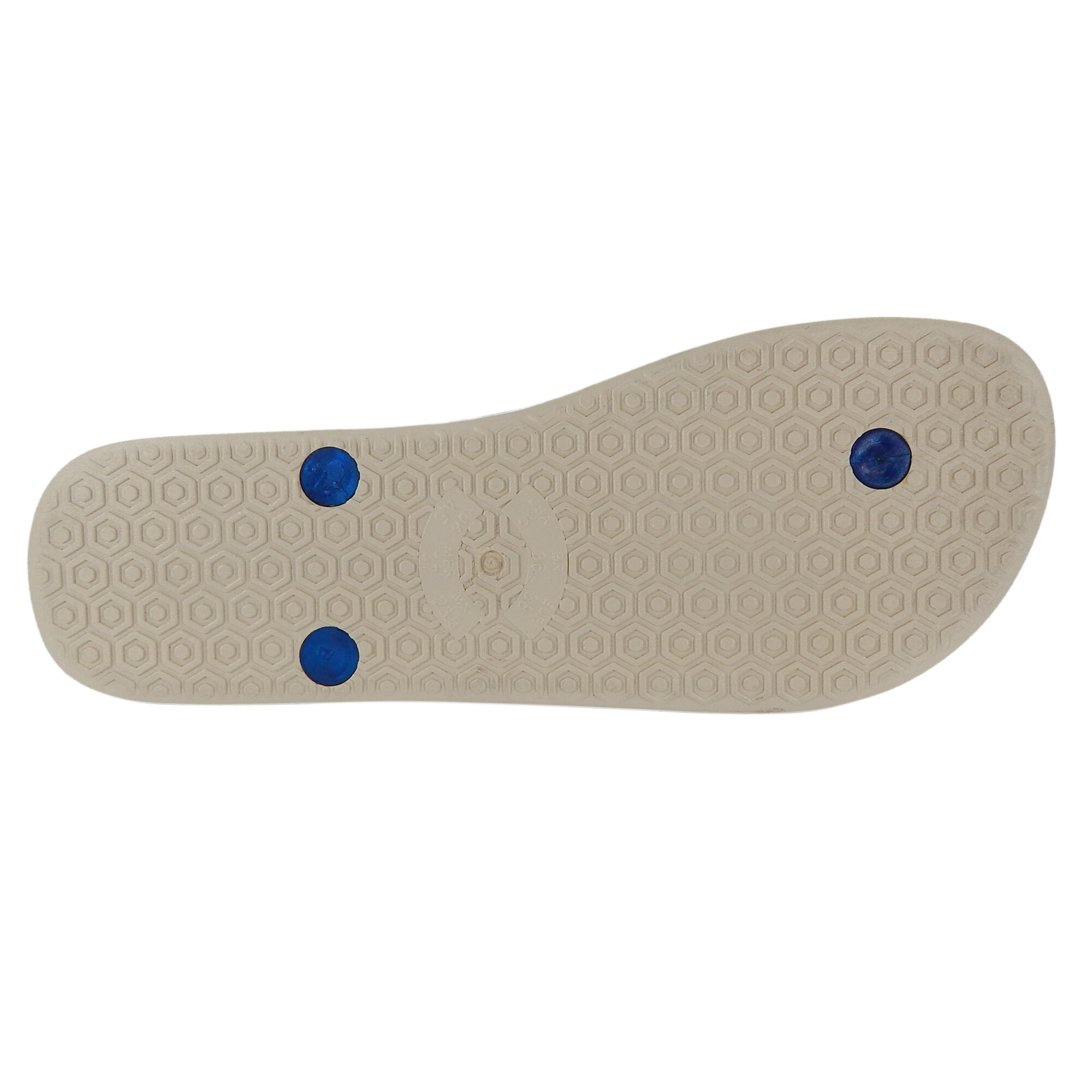 Tongs pour femme Brasileras de couleur bleu royal avec semelle en gomme 5/5