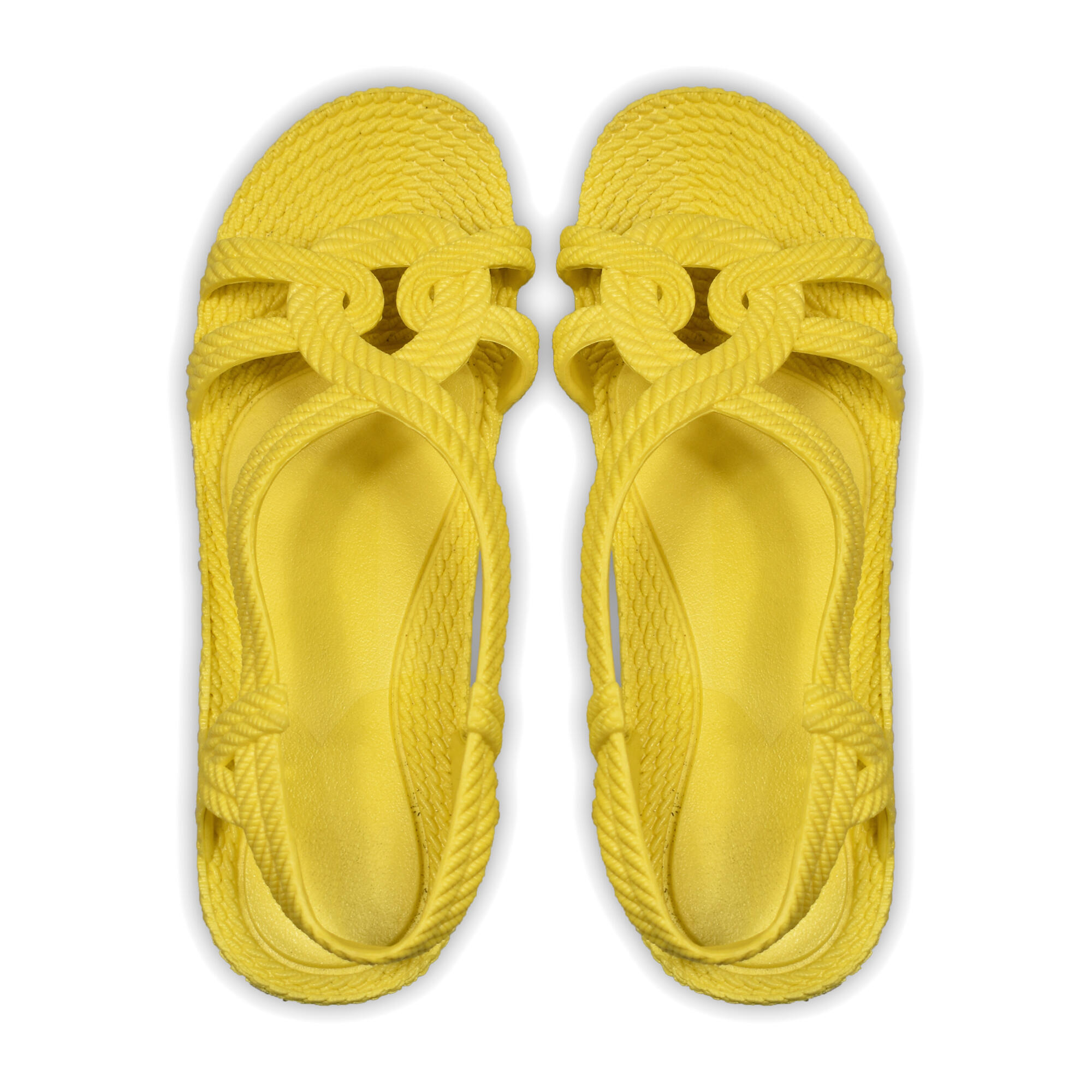 Vrouwen Brasileras Teenslippers in Geel 2/8