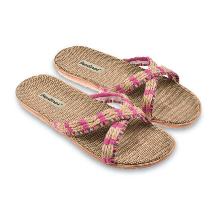 Sandale BRASILERAS der Frau in gelber Farbe