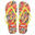 BRASILERAS Damen Flip Flops für den Strand in gelb mit Gummisohle