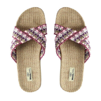 Chanclas De Playa De Mujer Brasileras Dedo Rosa suela goma Antideslizante