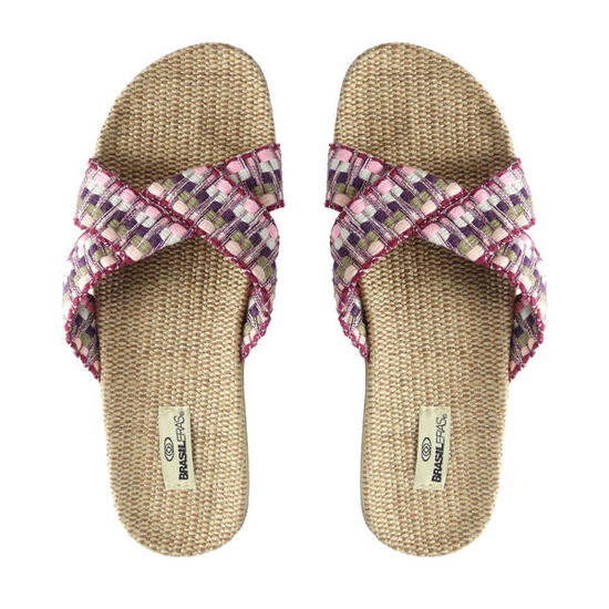 Chanclas De Playa De Mujer Brasileras Dedo Rosa suela goma Antideslizante