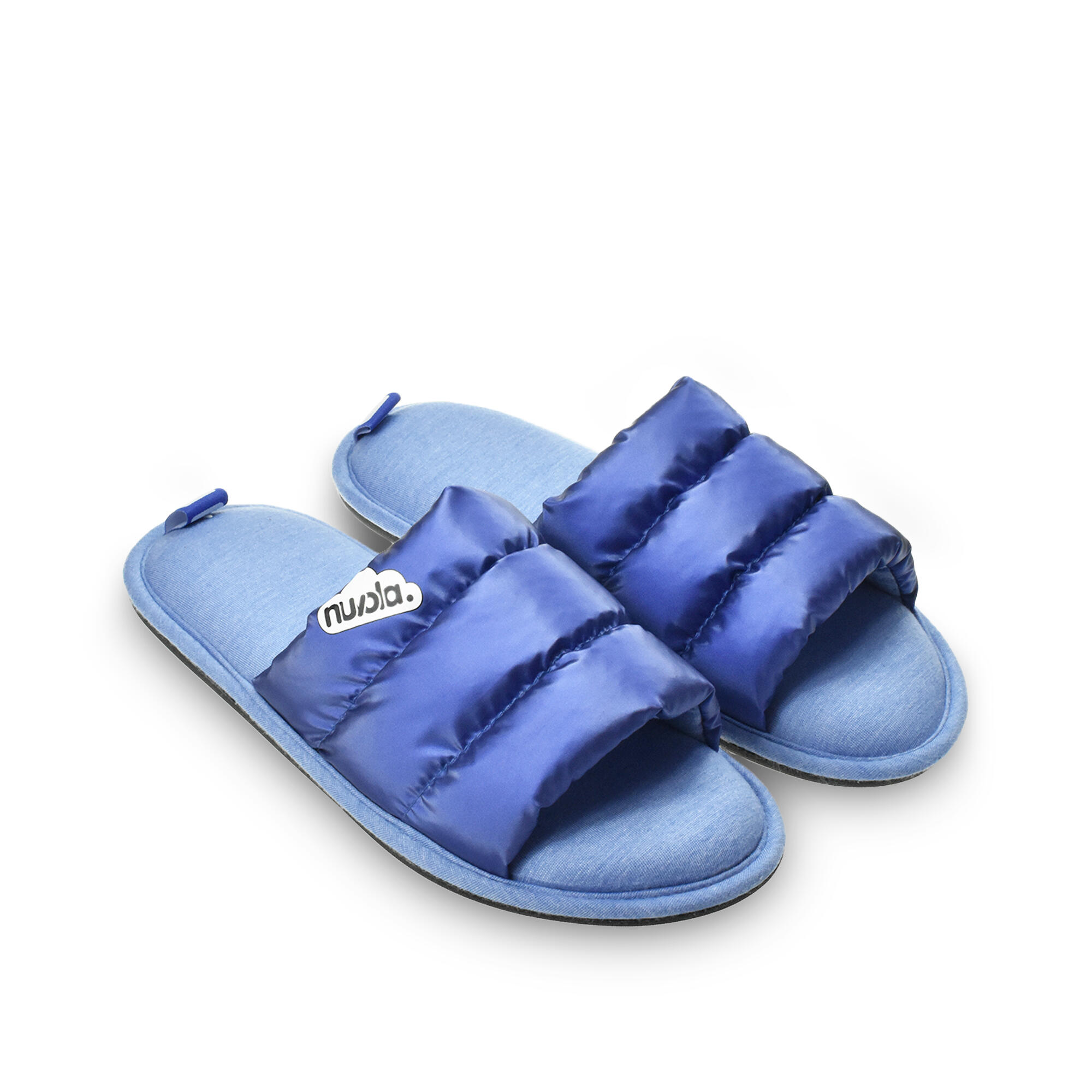 BRASILERAS Chinelas de Praia unissex Brasileras de Cor Blue Com Sol