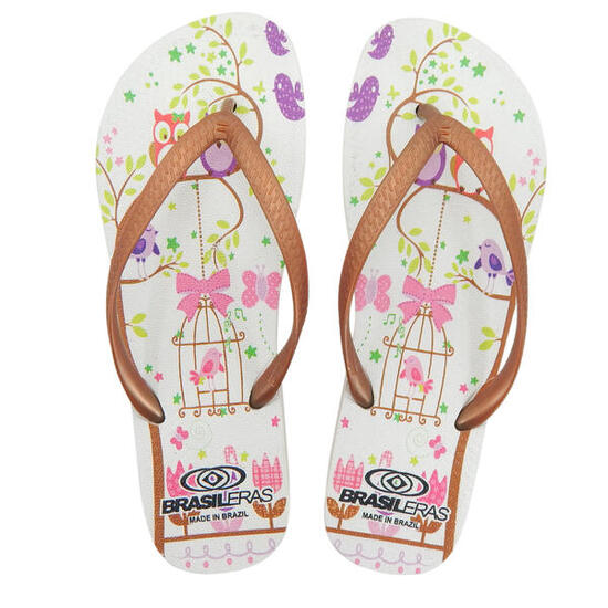 Infradito da spiaggia da donna di colore lilla con suola in gomma