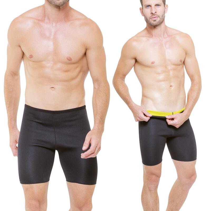 Lot de 2 shorts de sudation noir Saunalifter pour homme