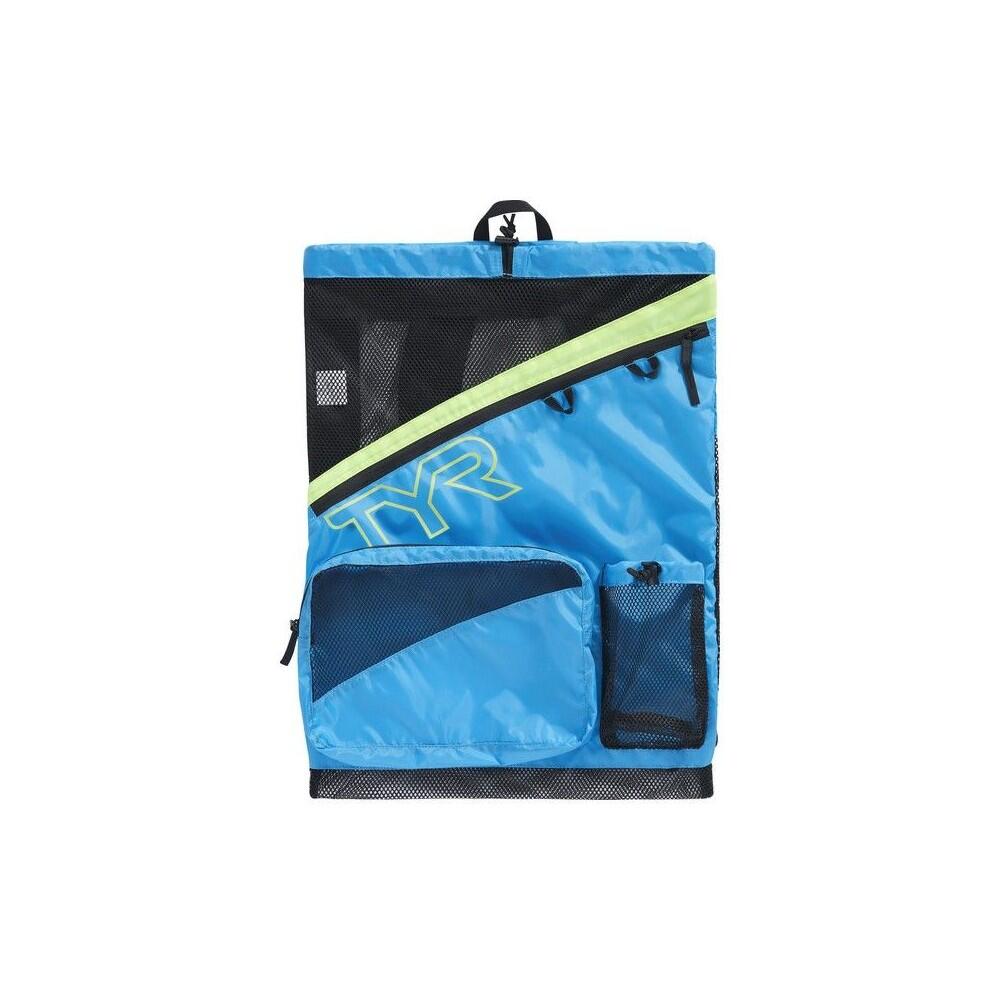 Mochila de malha TYR Team Elite 40L - Azul/Amarelo 4/6