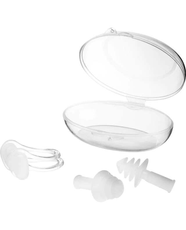 Zestaw zatyczki do uszu i klips na nos do pływania unisex tyr nose ear plug set 1/2