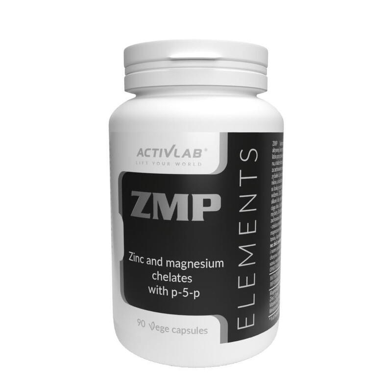 Chelat cynku i magnezu z aktywną formą witaminy B6 Activlab ELEMENTS ZMP
