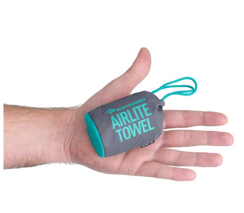 Reise-Handtuch Sea To Summit Airlite Towel S (80 X 40 Cm) Türkis 5/5