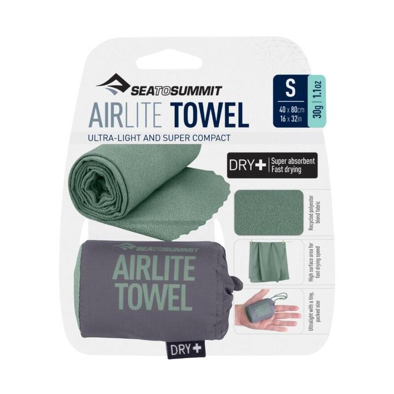 Ręcznik turystyczny Airlite Towel S - Sage (80 X 40 Cm)