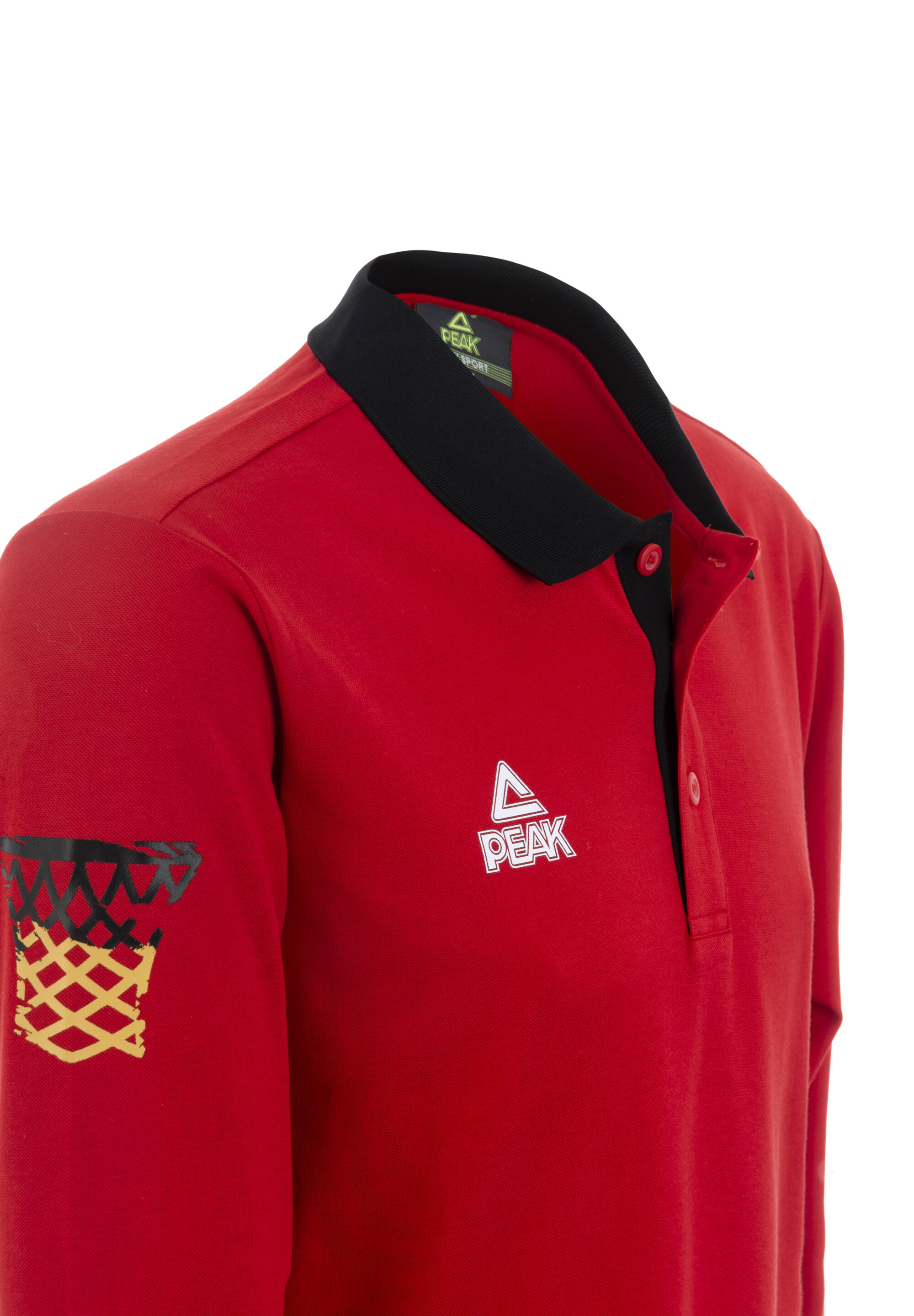 PEAK Langarm Poloshirt Deutschland Unisex 4/4